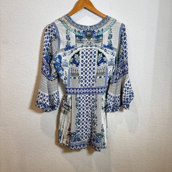 Camilla Low V-Neck Playsuit Salvador Summer Medium - Picture 7 of 7